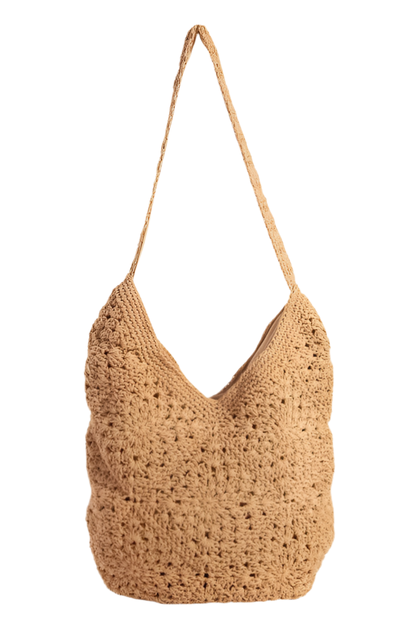 Fame Intricate Braided Hobo Tote Bag