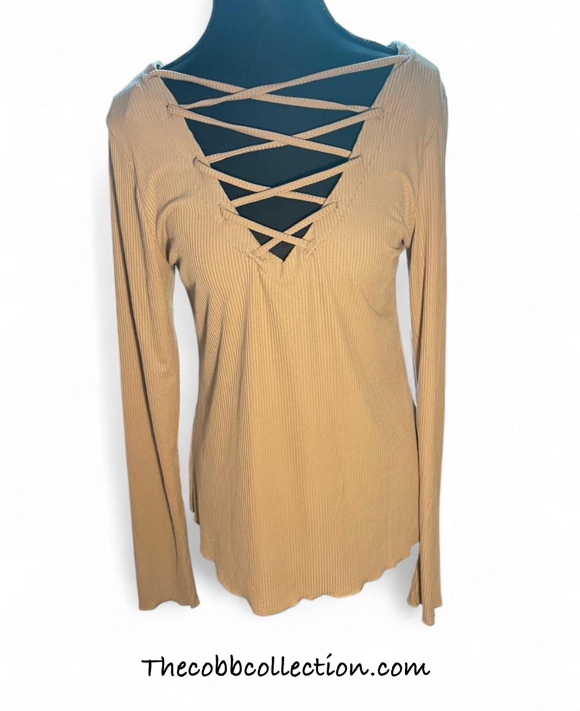 Long Sleeve Criss Cross Top