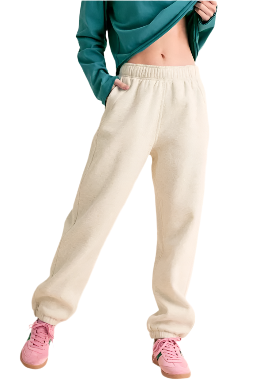 Aemi+Co Drawstring Elastic Waist Joggers
