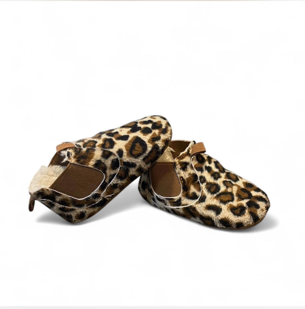 Animal Print Baby Booties