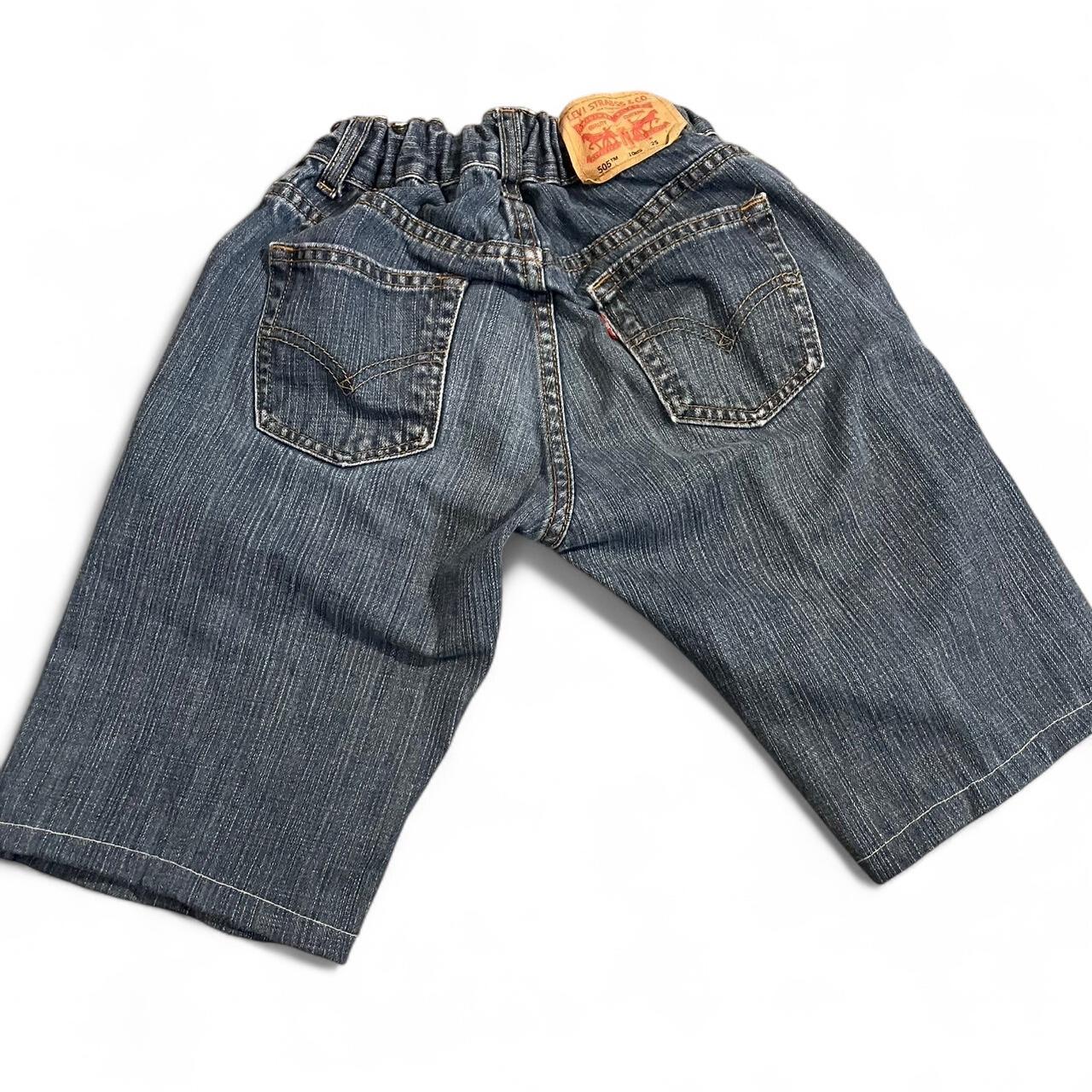 Denim Levi Boy Shorts