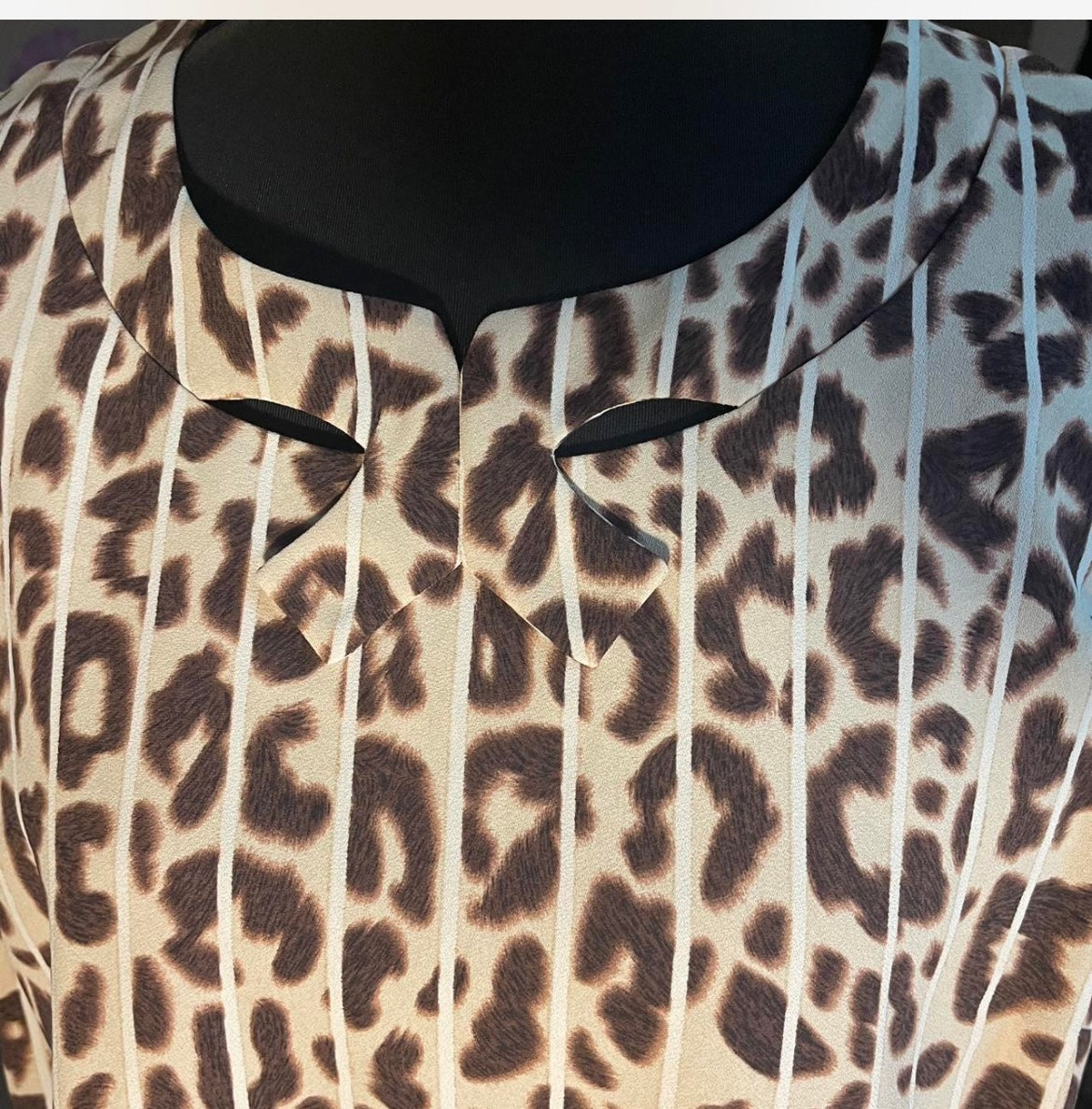 Leopard Print Cabi Top
