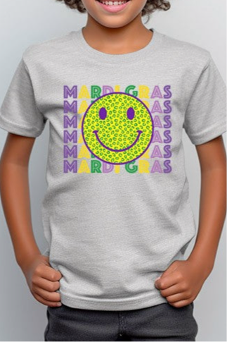 Mardi Gras Smile Tee