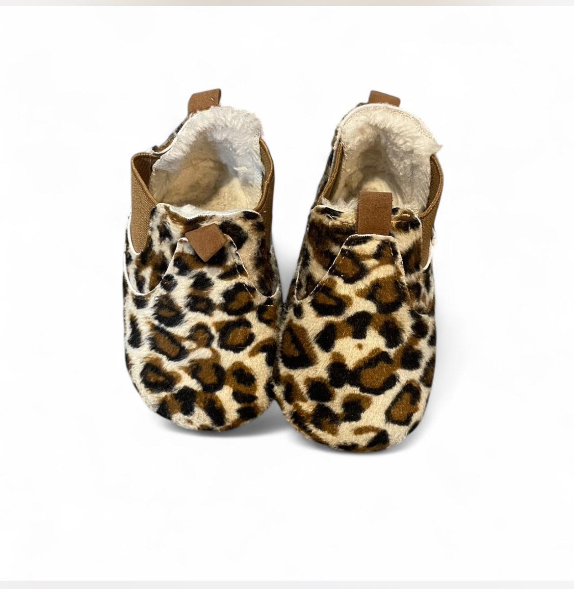 Animal Print Baby Booties