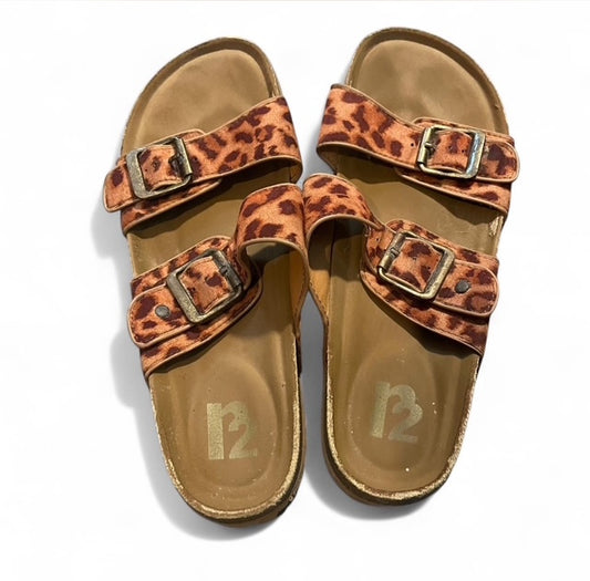 Leopard sandals