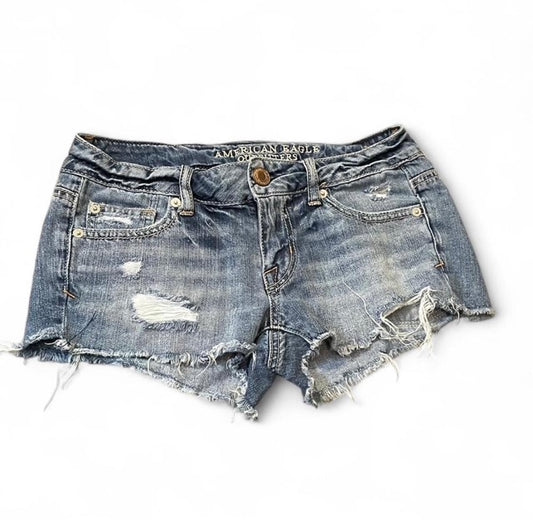 American Eagle Outfitters Women's Blue Denim Shorts